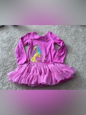 Disney Pink Princess Tulle Dress with Graphic